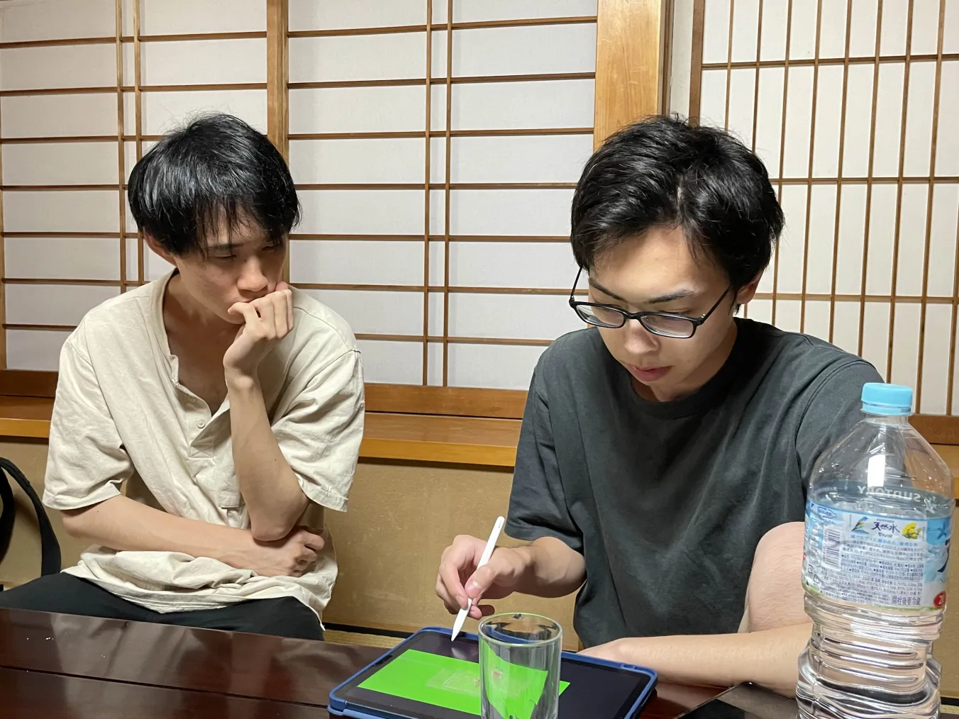山下マナトとむぎゅ